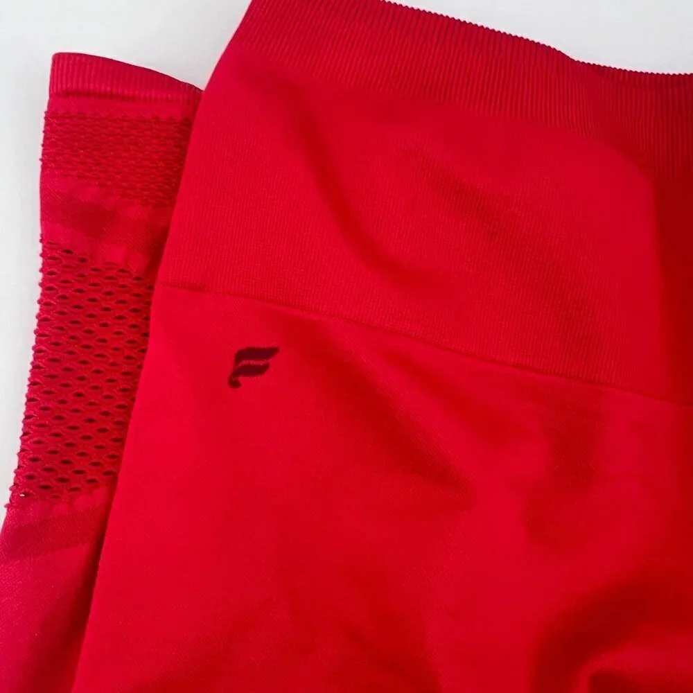 Fabletics Seamless High Waisted Mesh 7/8 Leggings Size L 10-12 - Picture 5 of 9